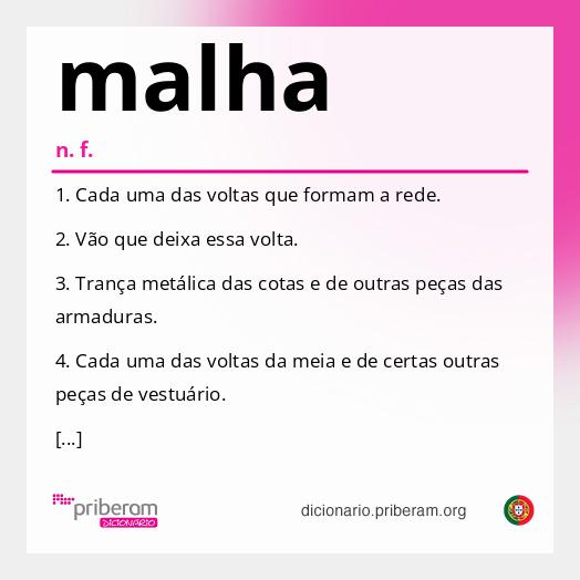 Significado de malha